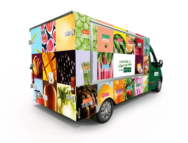 Foodtruck Les fruits et légumes frais